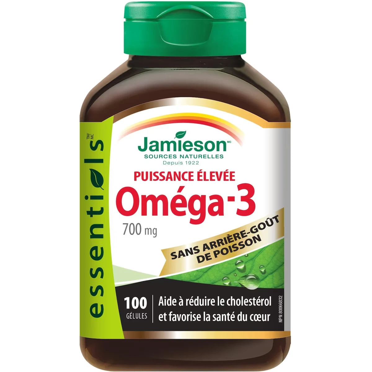 Oméga-3 extra fort - Sans arrière-goût de poisson