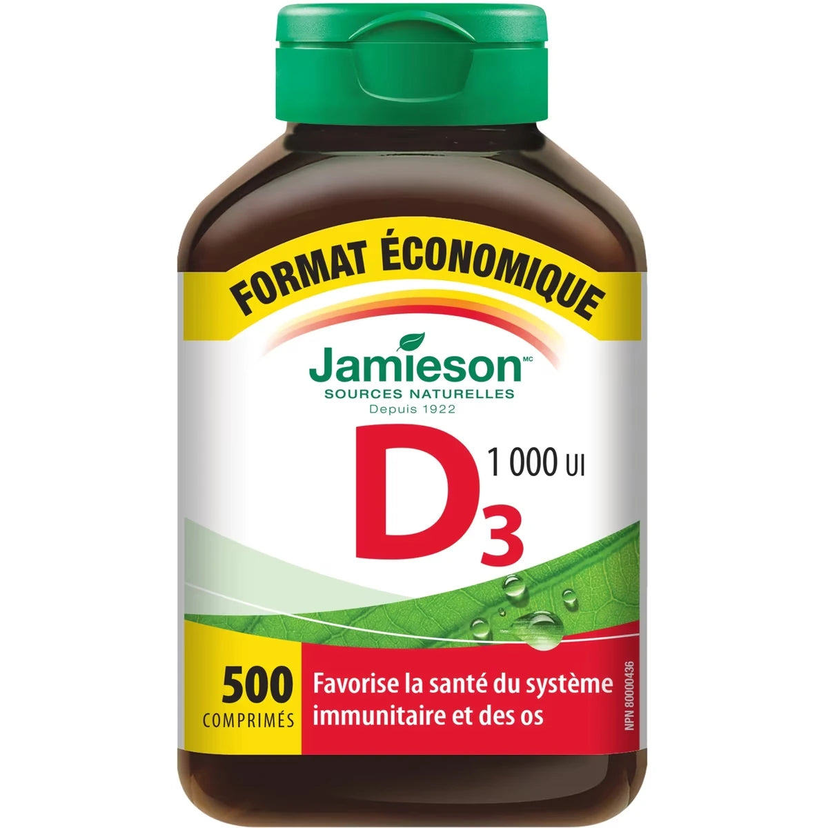 Vitamine D 1000 UI - Format Économique