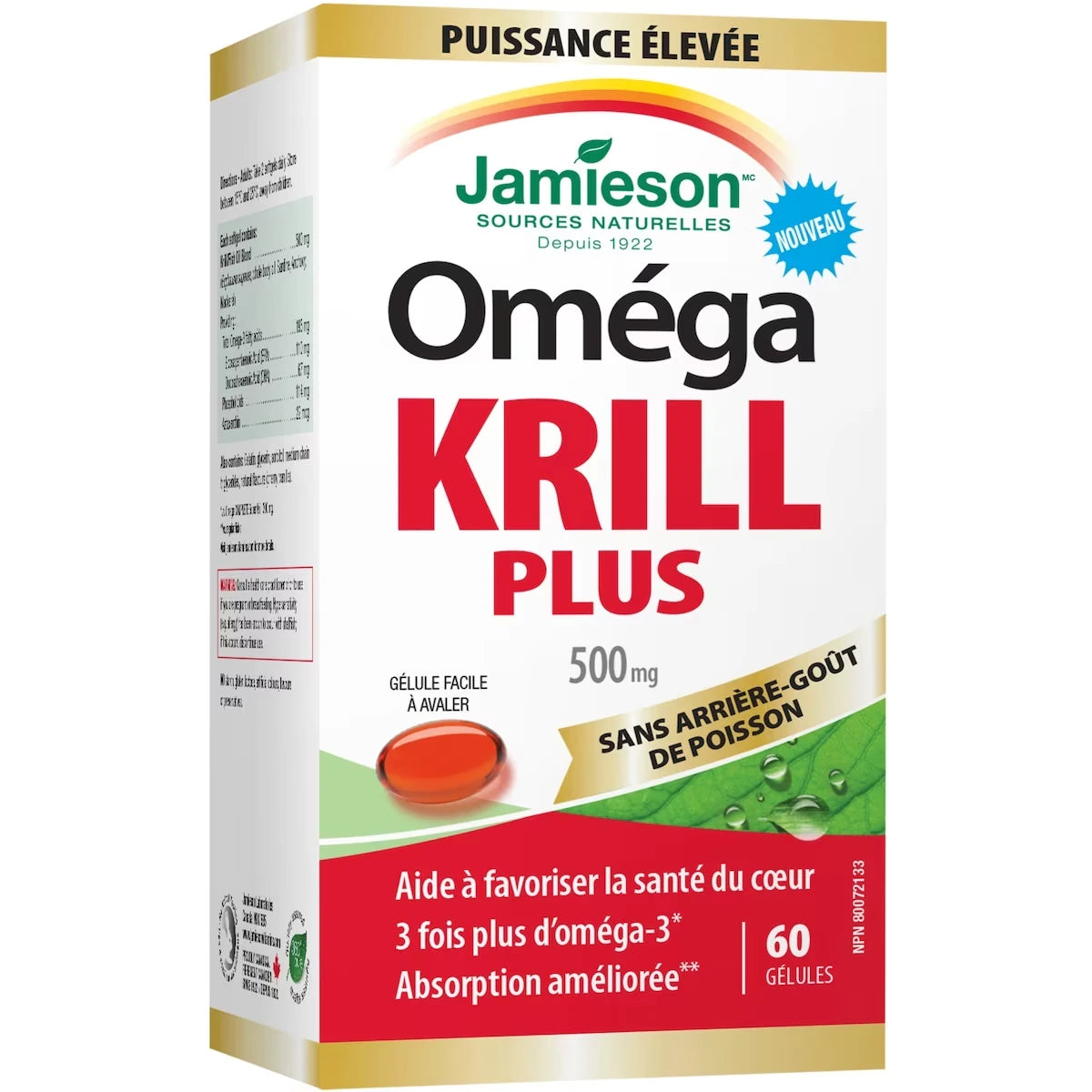 Oméga Krill Plus 500mg