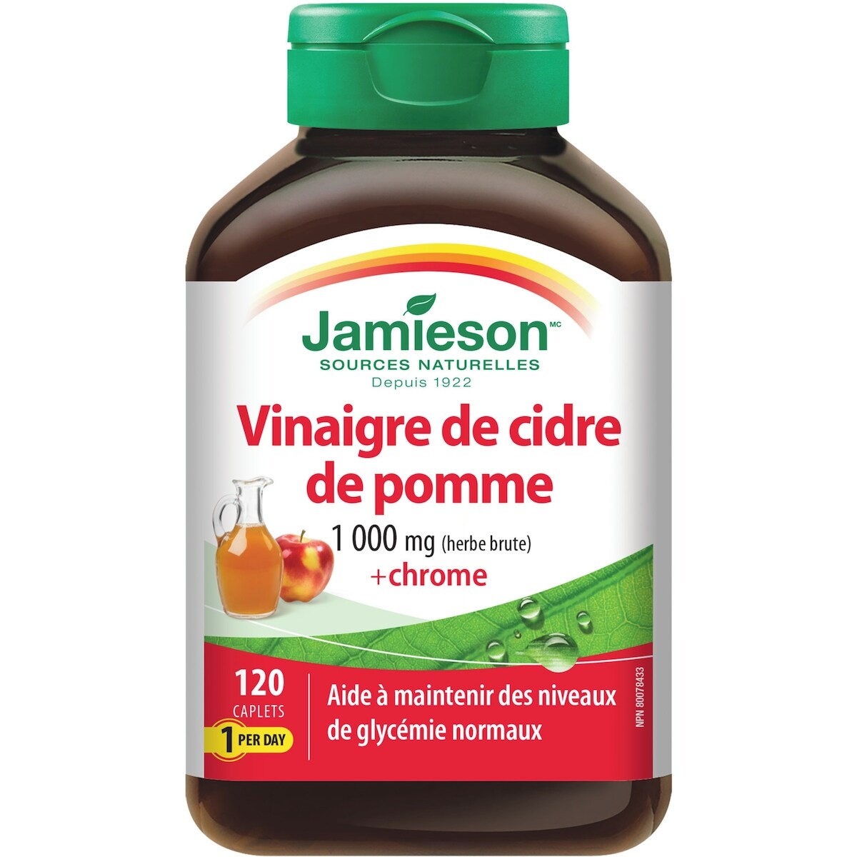 Vinaigre de Cidre de Pomme 1000 mg + Chrome