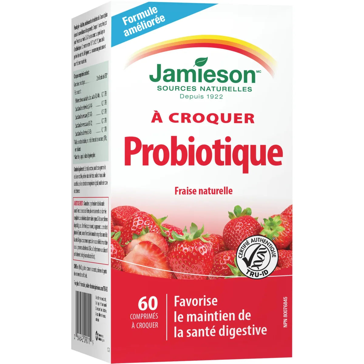 Probiotique à Croquer - Fraise Naturelle