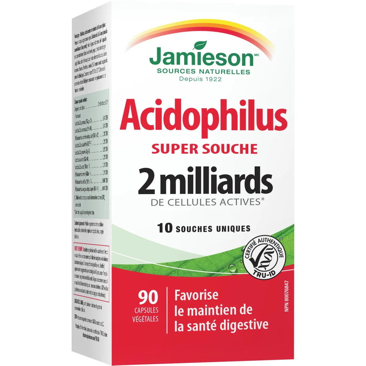 Super Souche Acidophilus - 2 Milliards de Cellules Actives