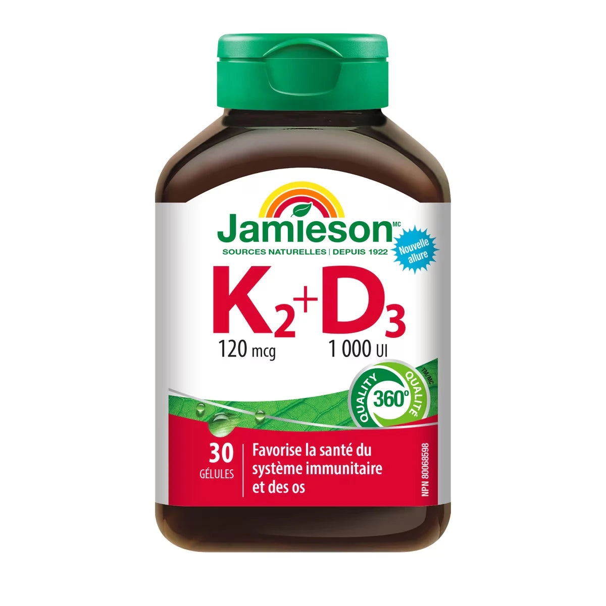 Vitamine K2 120 mcg + D3 1000 IU