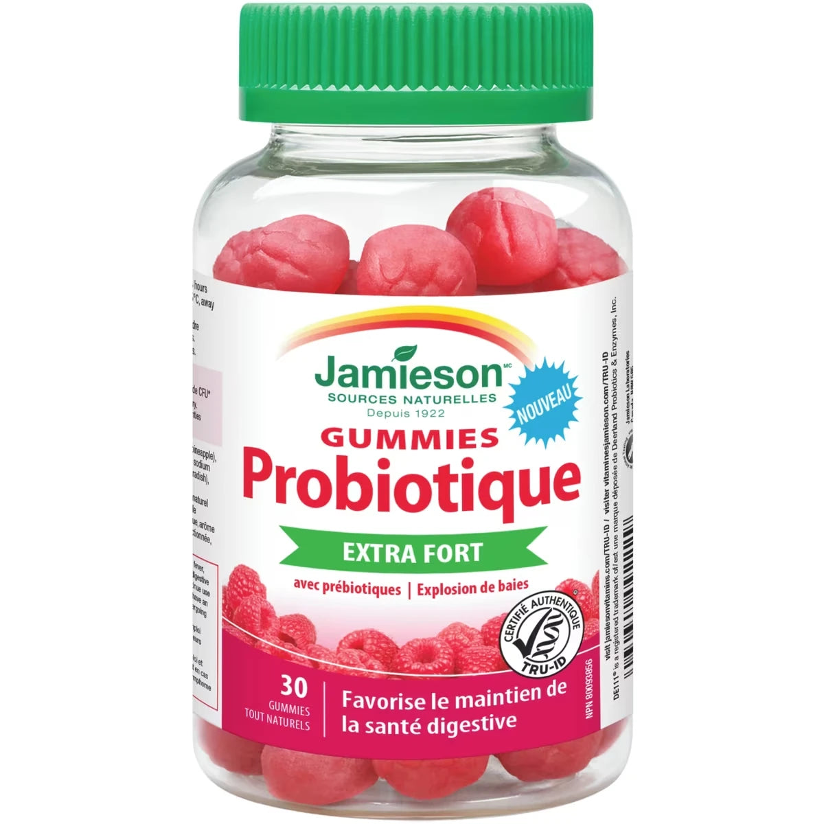 Gummies Probiotique Extra Fort Avec Prébiotiques