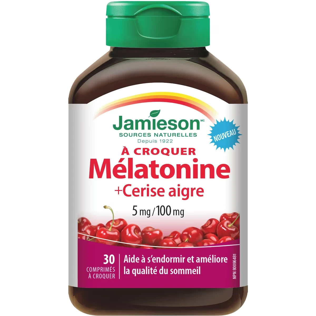 Mélatonine + Cerise Aigre à Croquer