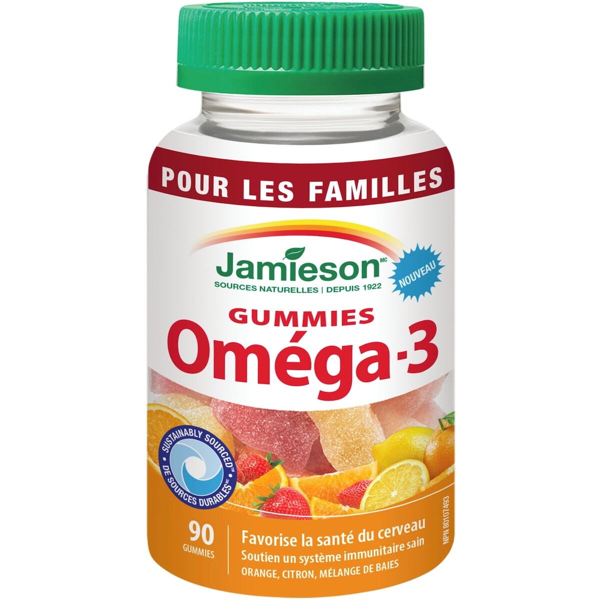 Gummies Oméga-3 Pour les Familles