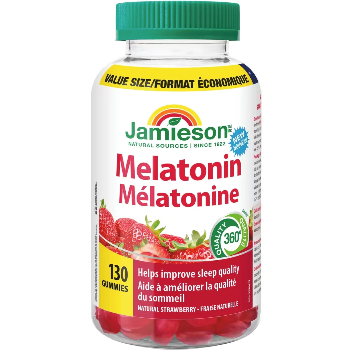 Mélatonine gummies 2.5 mg format économique