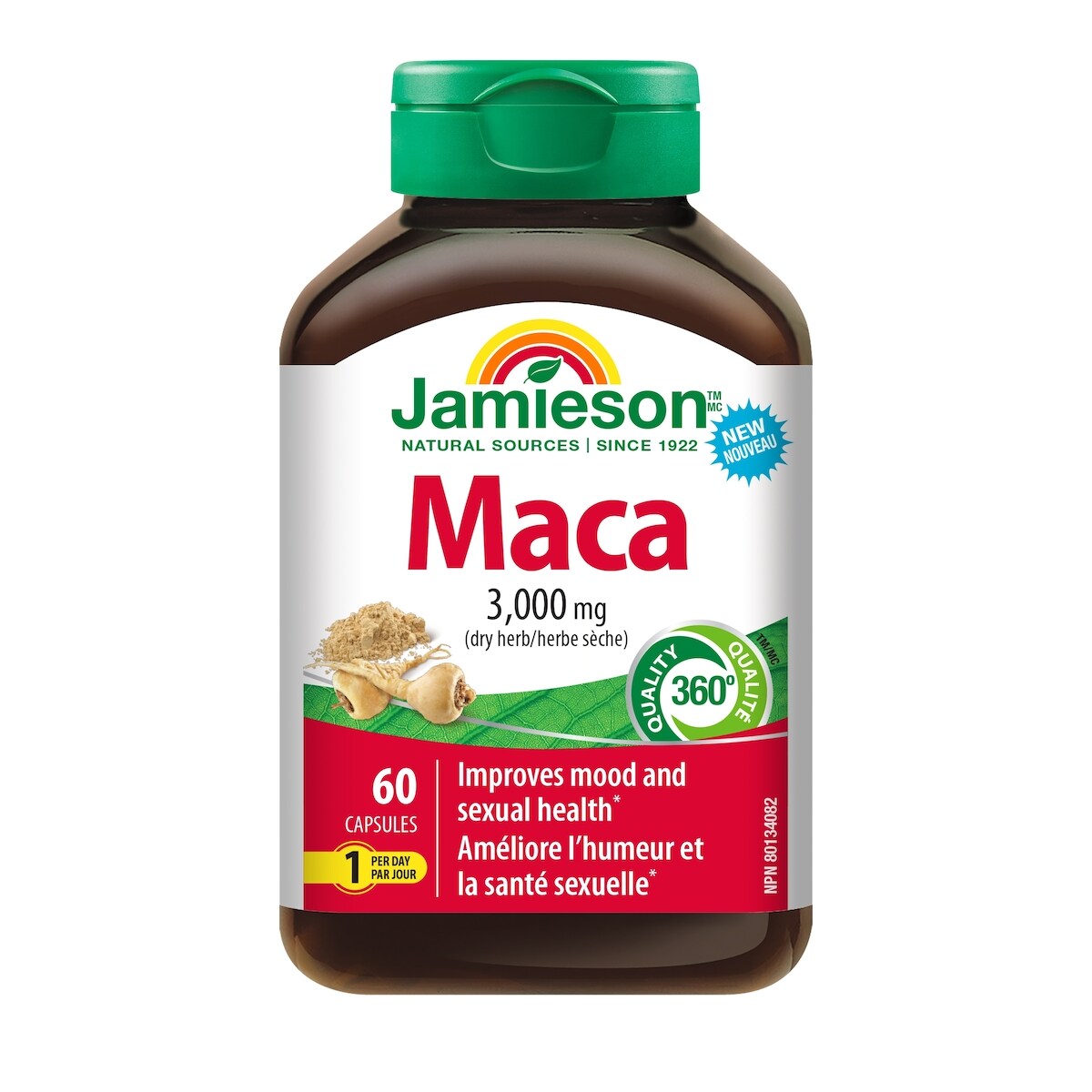 Maca 3,000 mg, 60 Capsules
