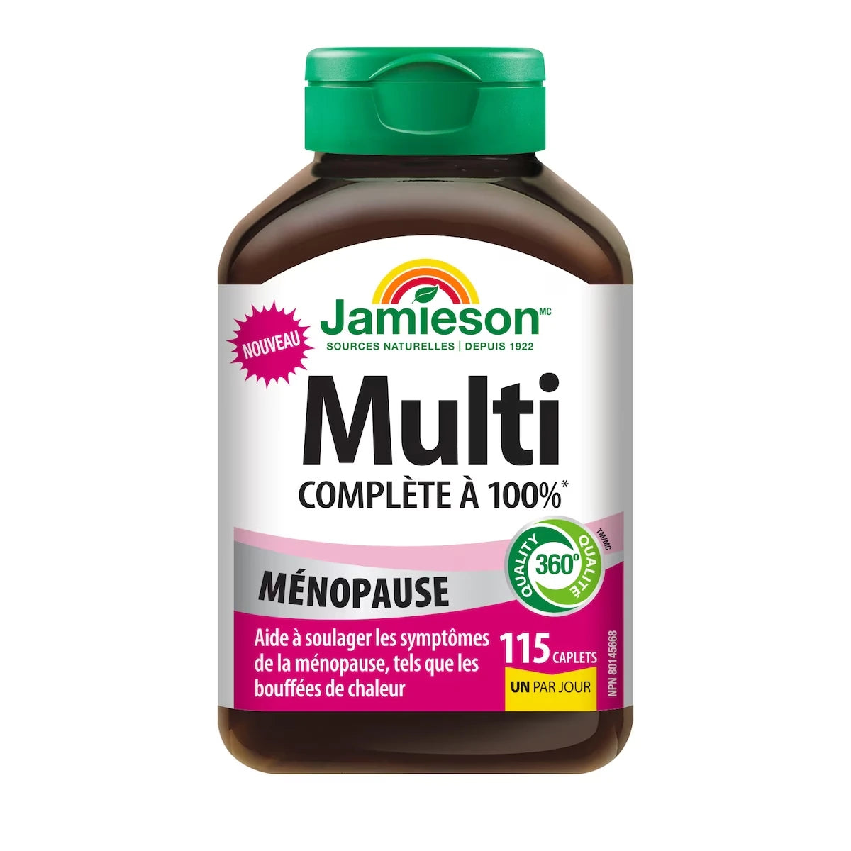 Multivitamine pour ménopause complète à 100%