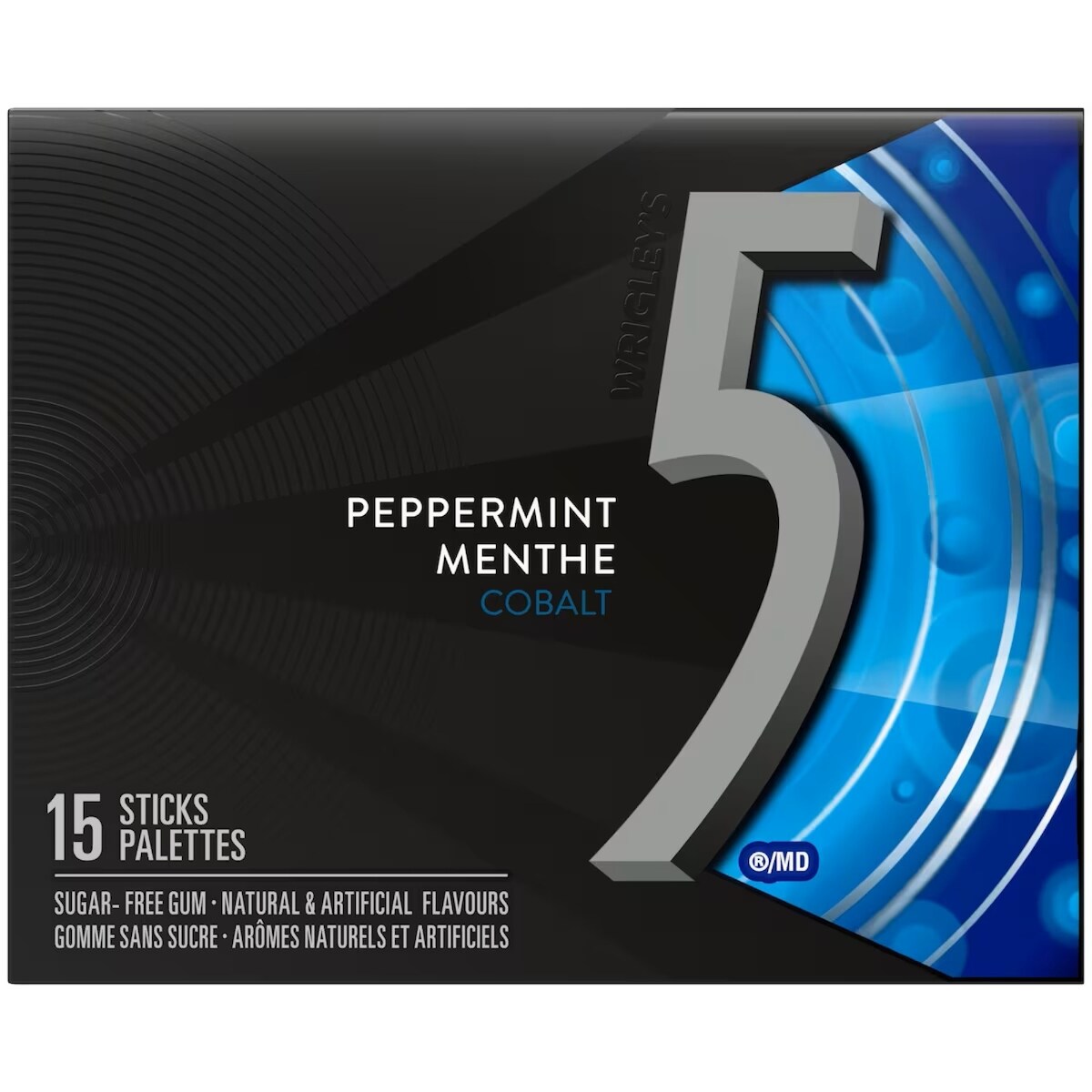 Gomme sans sucre menthe cobalt