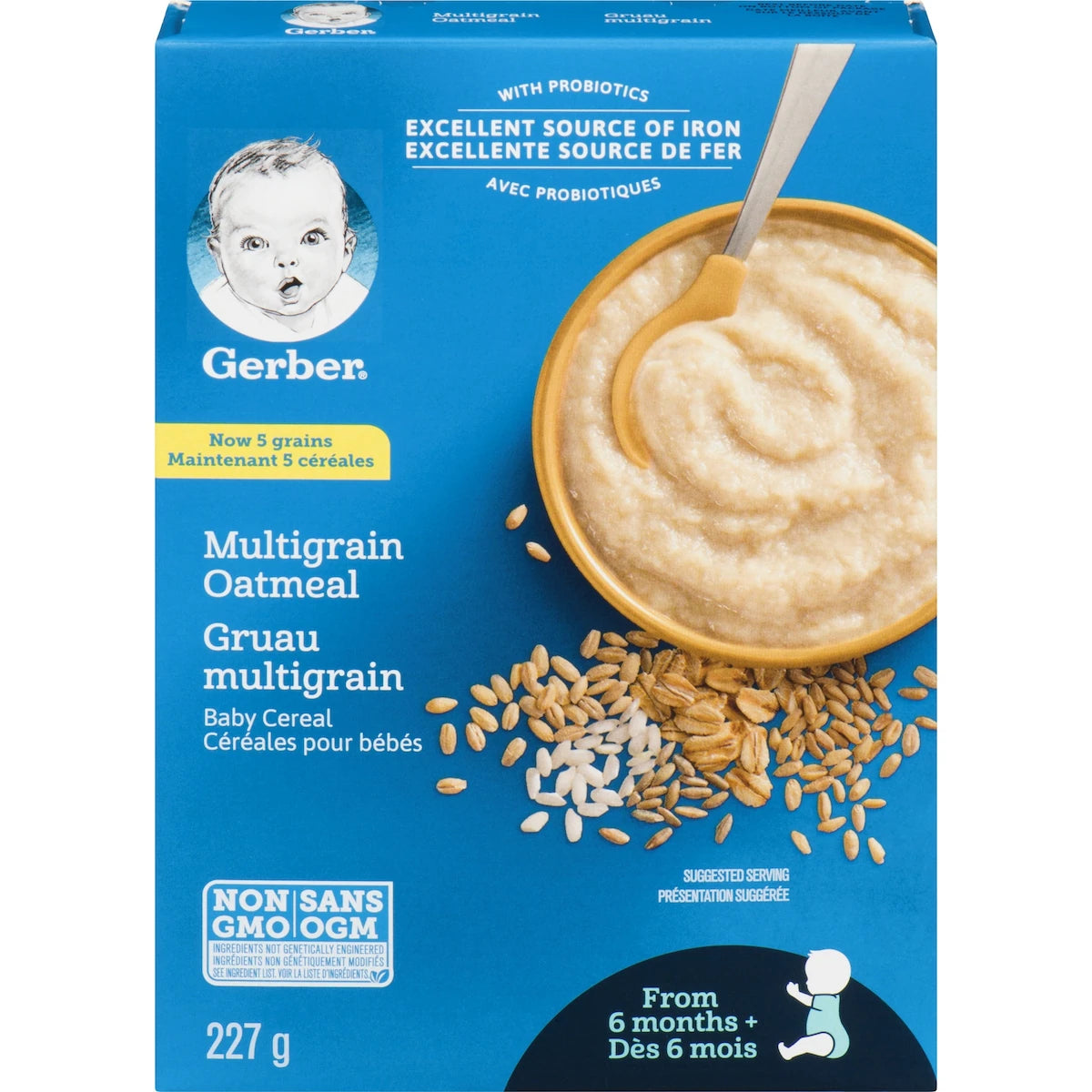 Céréales pour bébés Étape 2 Avoine et multigrains