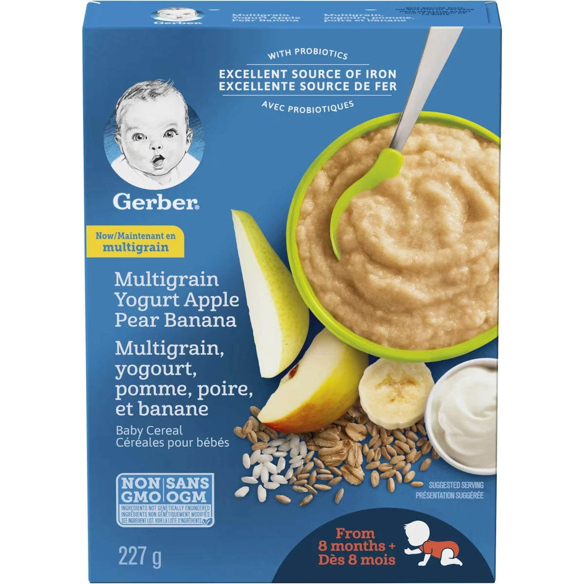 C�R�Ales B�B�S Multigrains Yogourt, Pomme, Poire, Banana