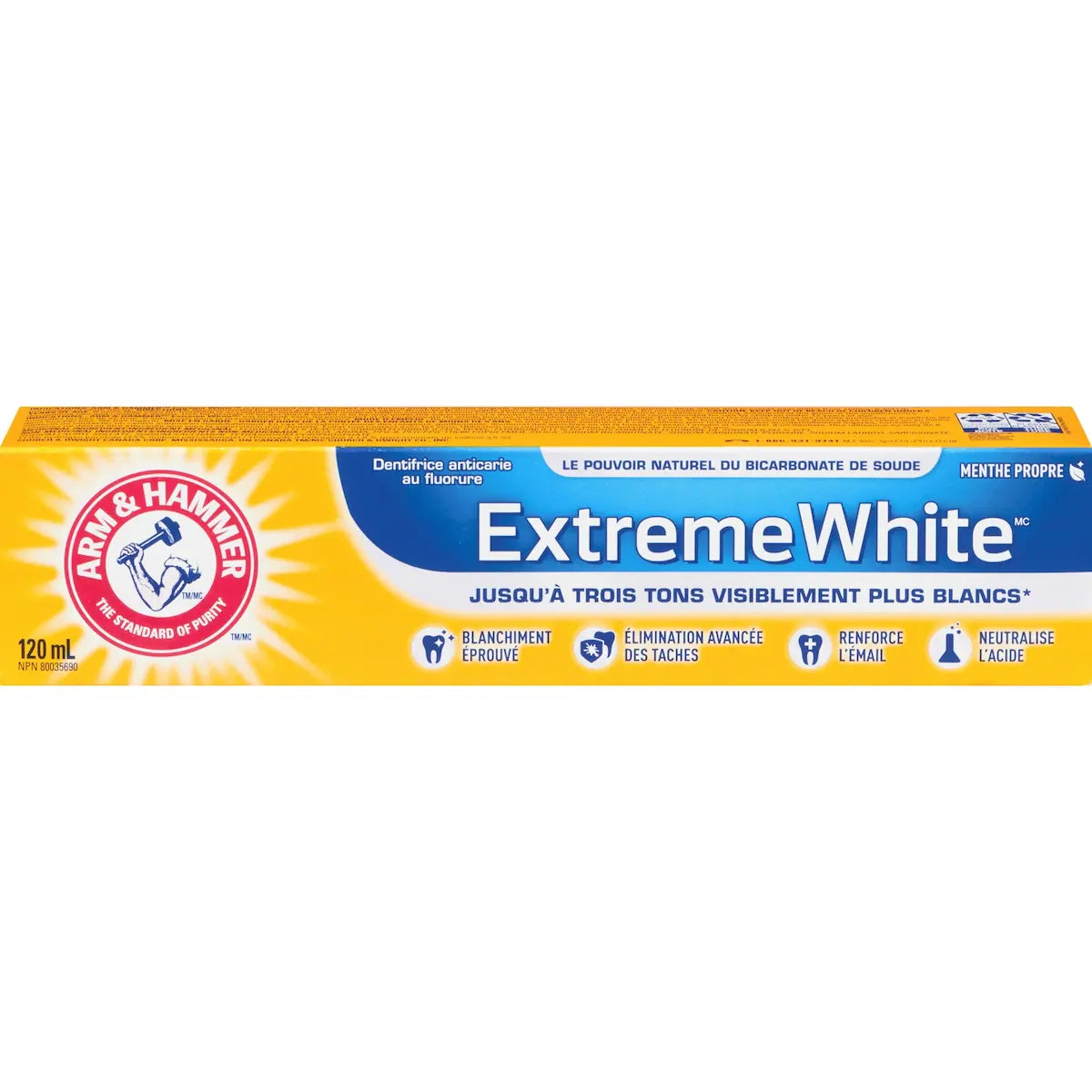 Advanced White Pâte Dentifrice Anticarie Blanchissant Extrême Menthe Fraîche
