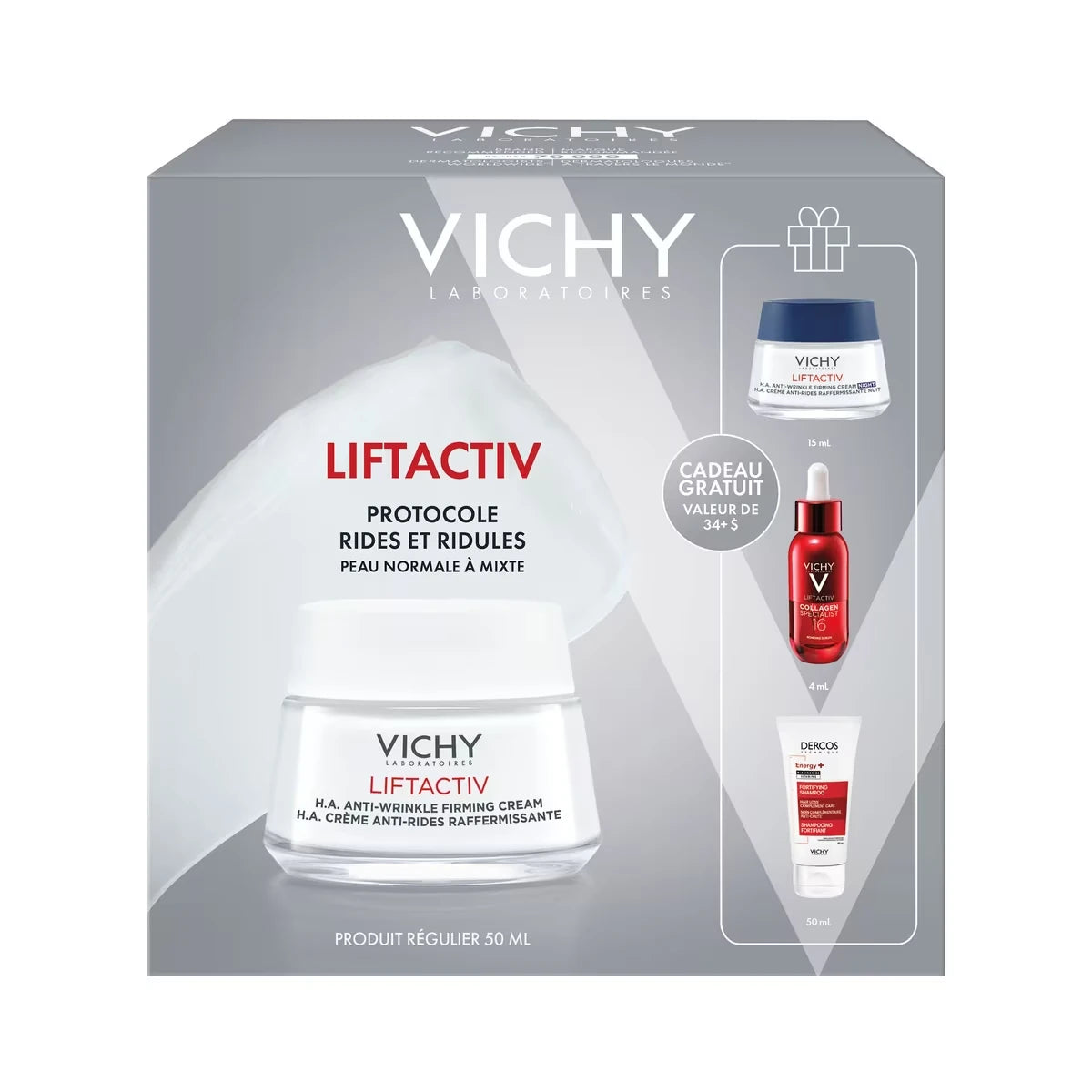 Coffret Liftactiv Crème Ha Peau Normal À Mixte
