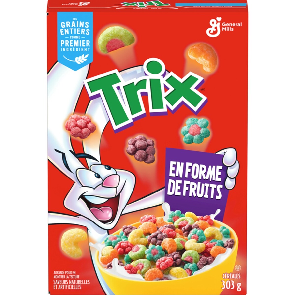 Trix en forme de Fruits Céréales