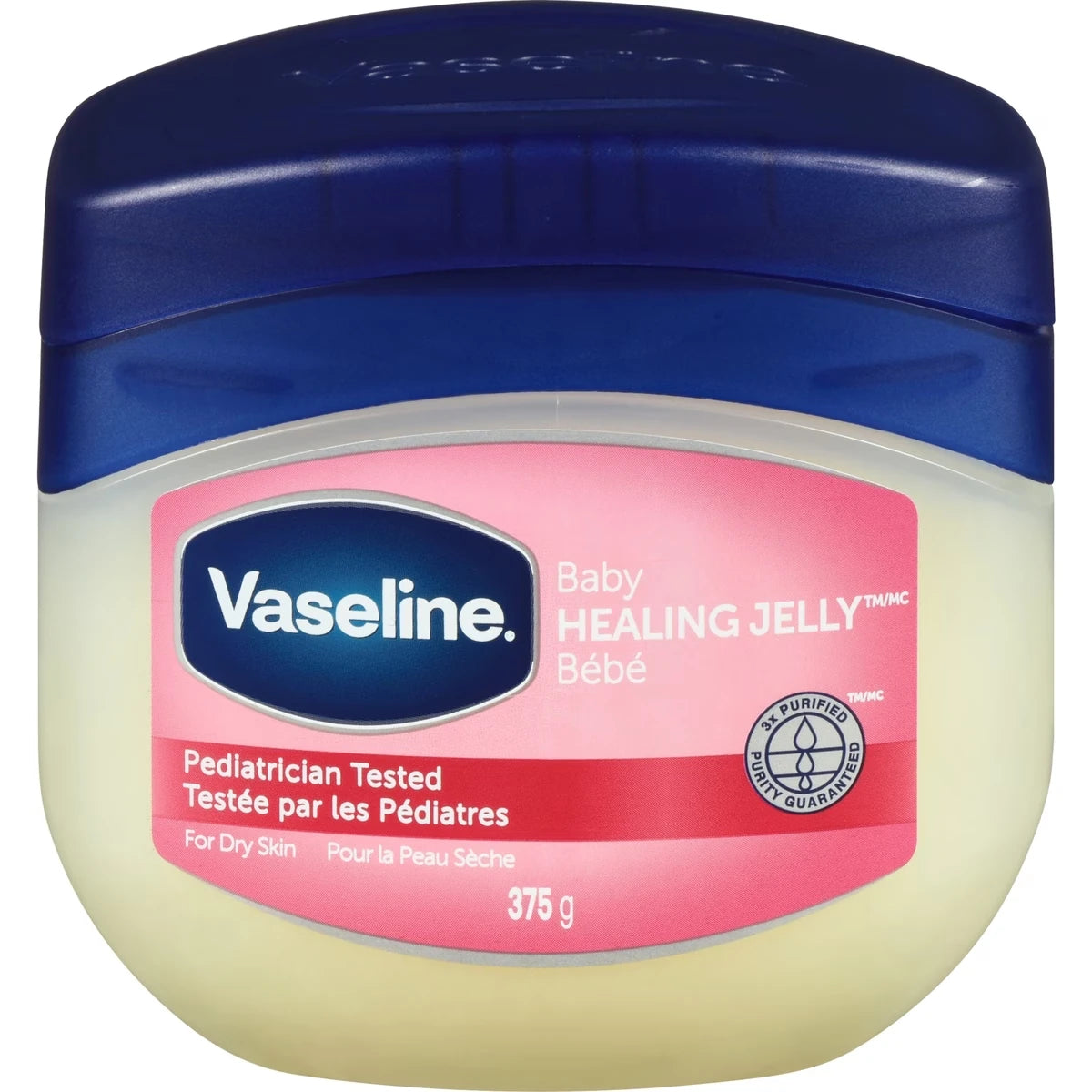 Gelée de pétrole pour peaux sèches Gelée Réparatrice Pour Bébé hypoallergénique 375g