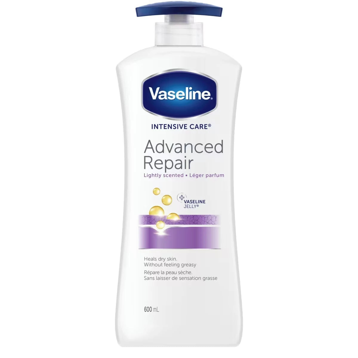 Intensive Care Body Lotion deep moisturizer for dry skin Advanced Repair lightly scented with micro-droplets of Jelly 600 ml