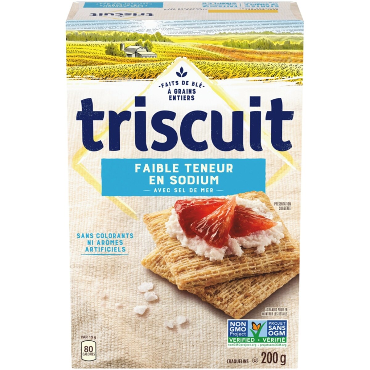 Craquelins faible teneur en sodium