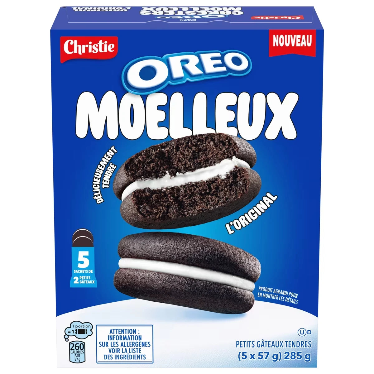 OREO Moelleux Petits gâteaux tendres, L'Original