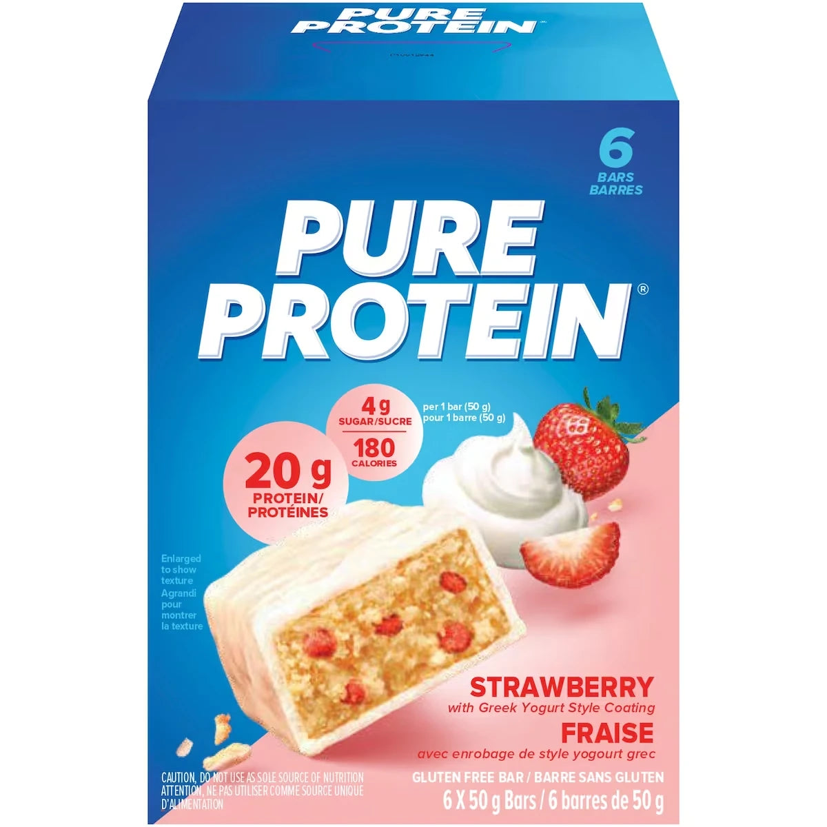 Fraise avec enrobage de style yogourt grec