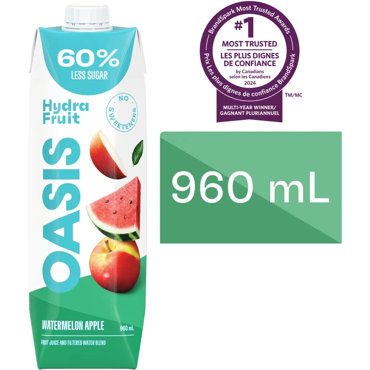 Jus de fruits melon d’eau et pomme Hydrafruit