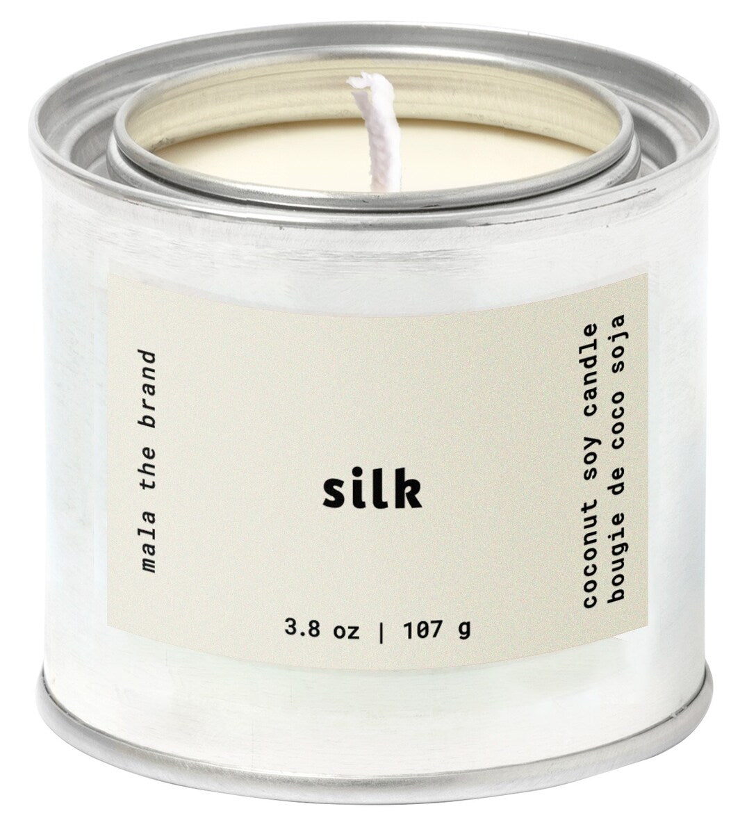 Bougie à la soie – Mini 3,8 oz