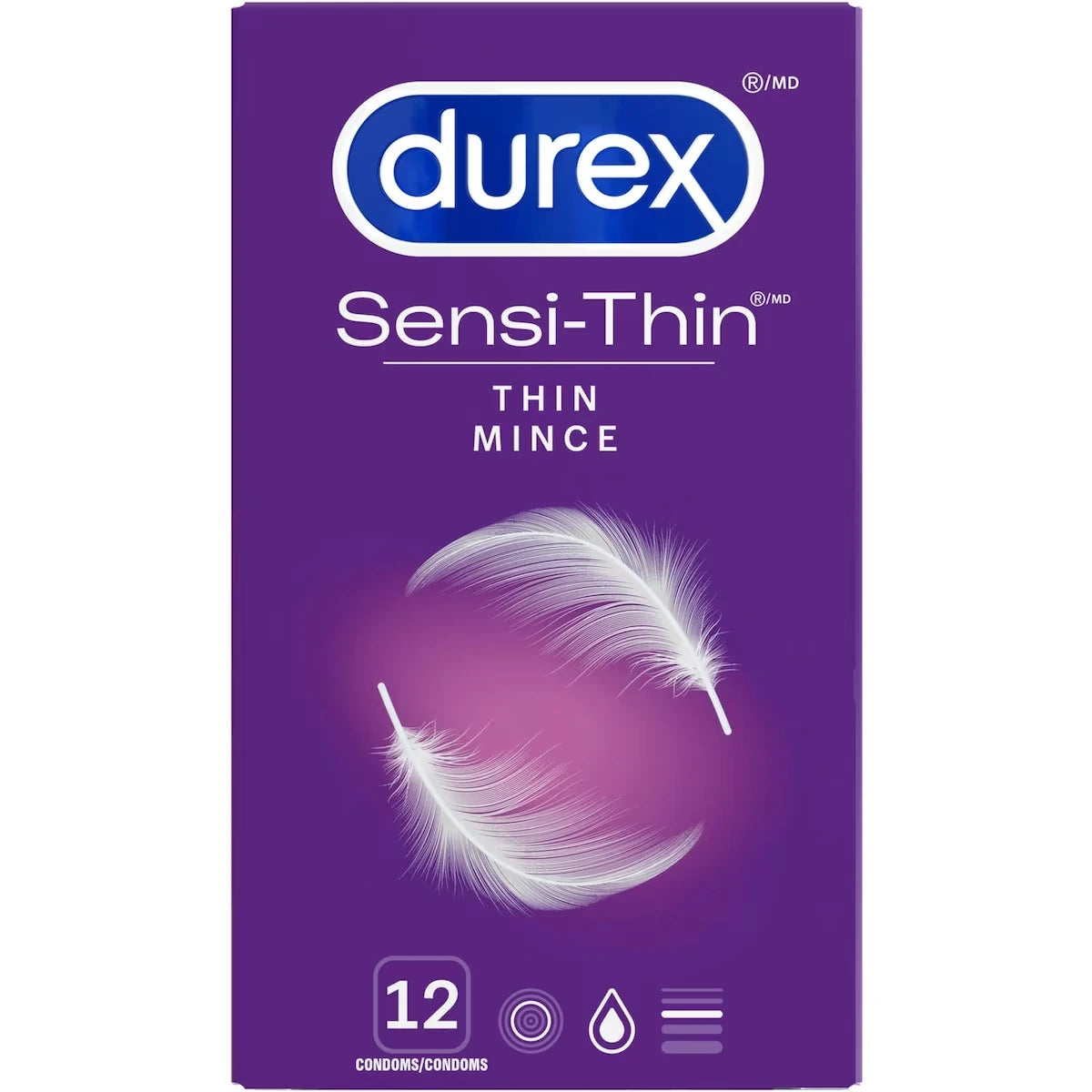 Condoms lubrifiés ultraminces Sensi-Thin de