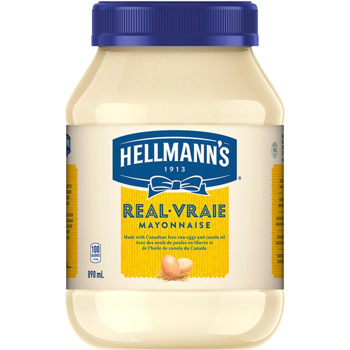 Mayonnaise Vraie idéale avec frites, burgers et salades