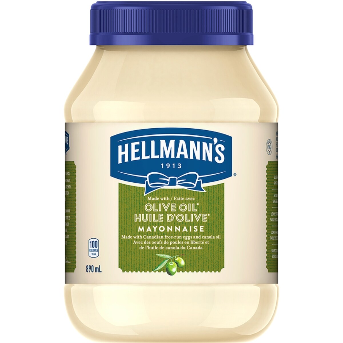 Mayonnaise avec Huile d'Olive idéale avec frites, burgers et salades
