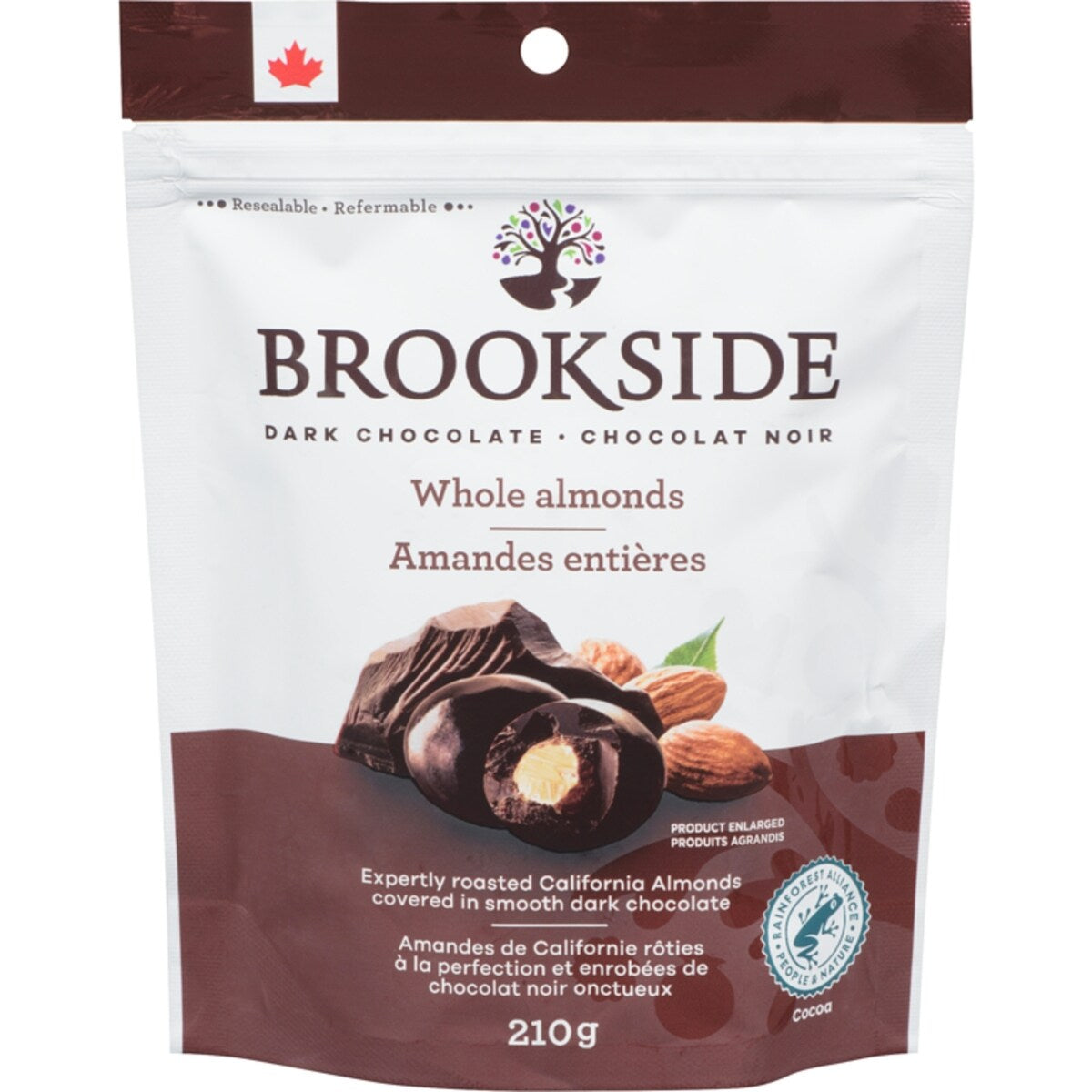 BrooksideChocolat Noir Amandes Entières