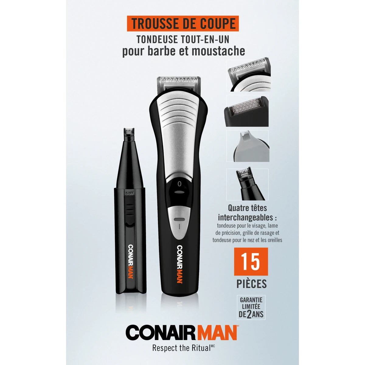 Rousse De Coupe
Tondeuse Tout-En-Un Pour Barbe Et Moustache