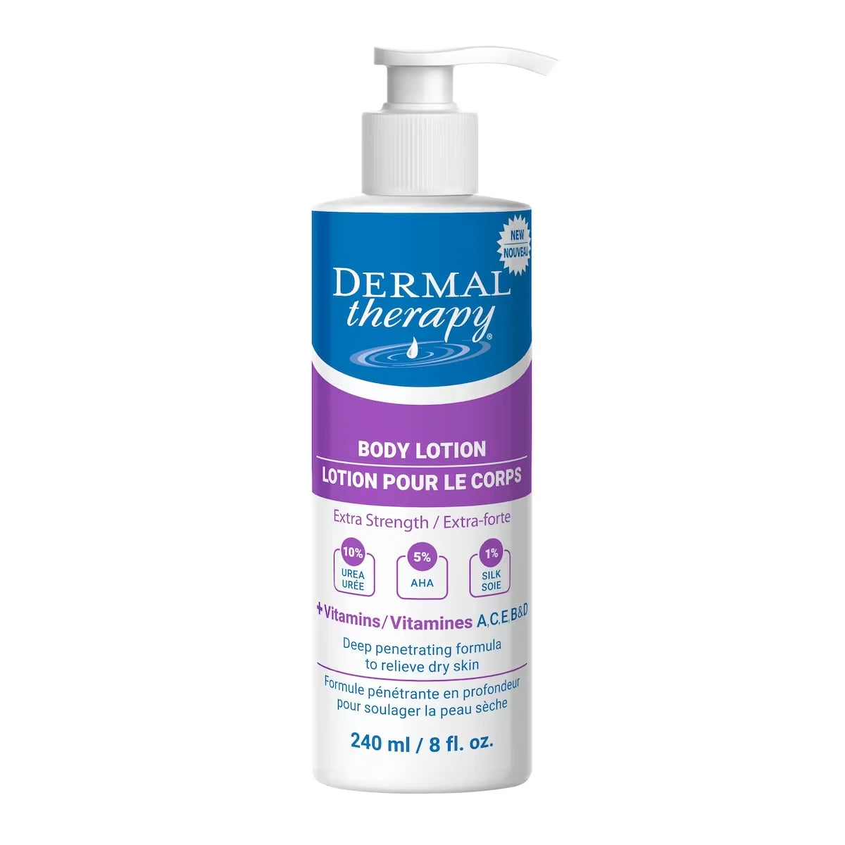 Lotion pour le corps, extra-forte, hydratant en profondeur, non parfumée