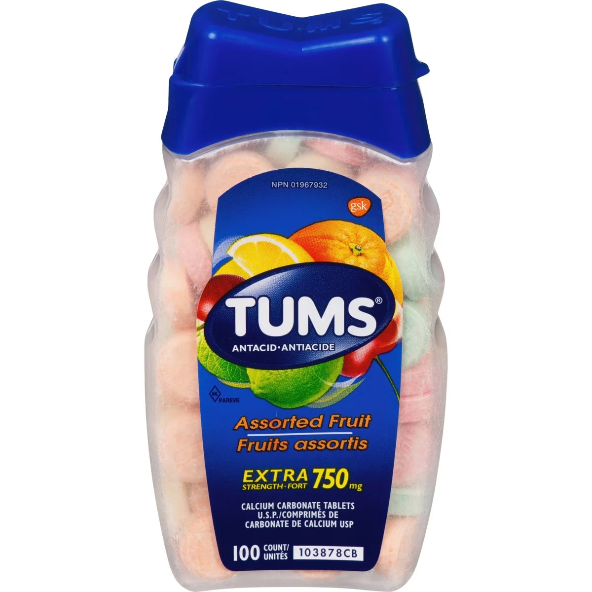 TUMS EF fruits assorties