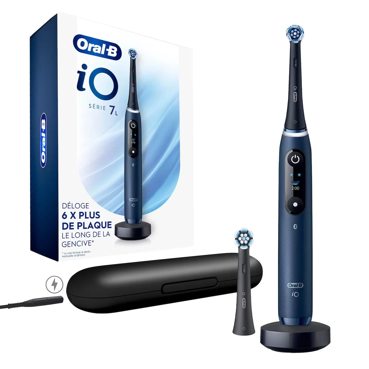 Brosse à dents électrique iO7, onyx noir