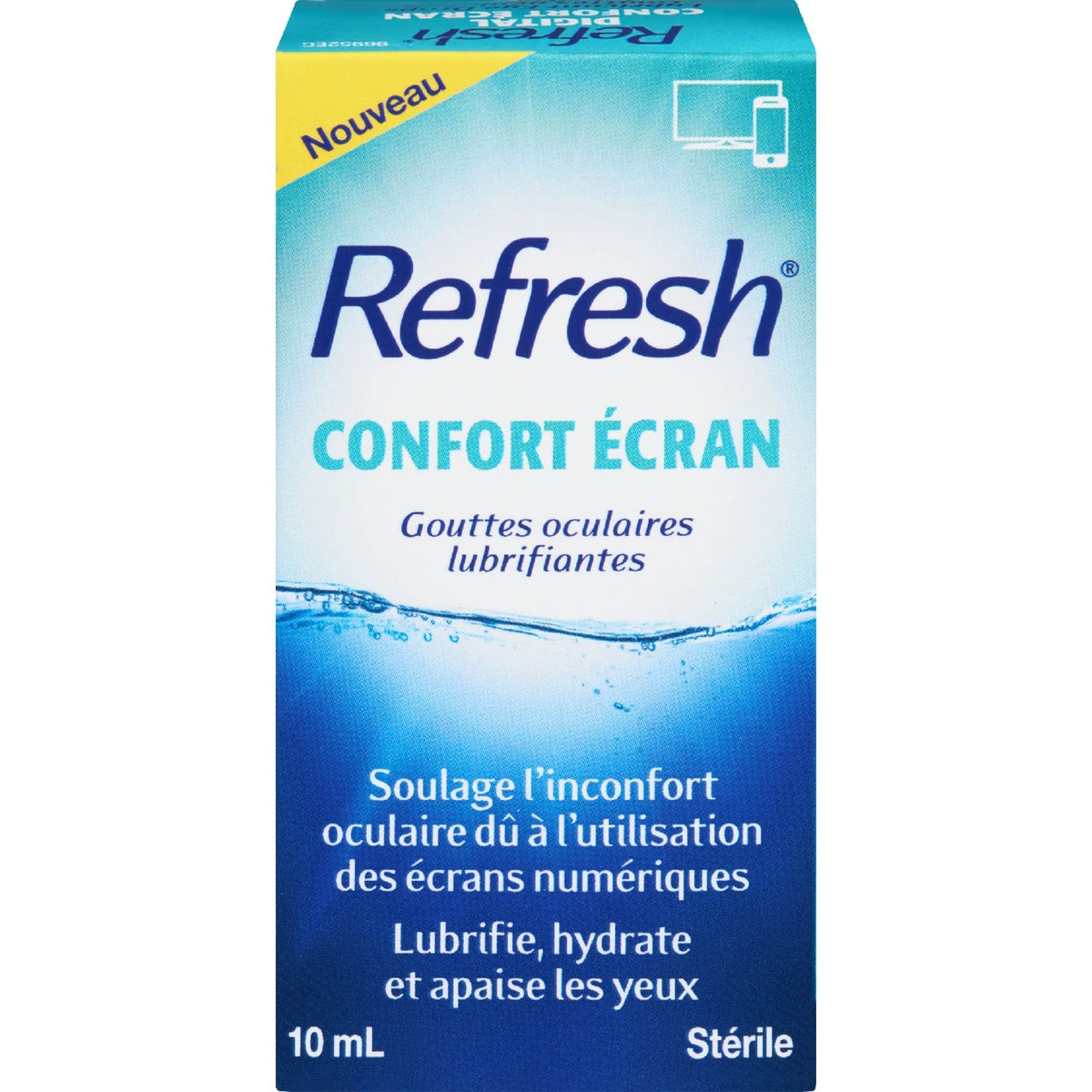 Confort Écran Gouttes Oculaires Lubrifiantes