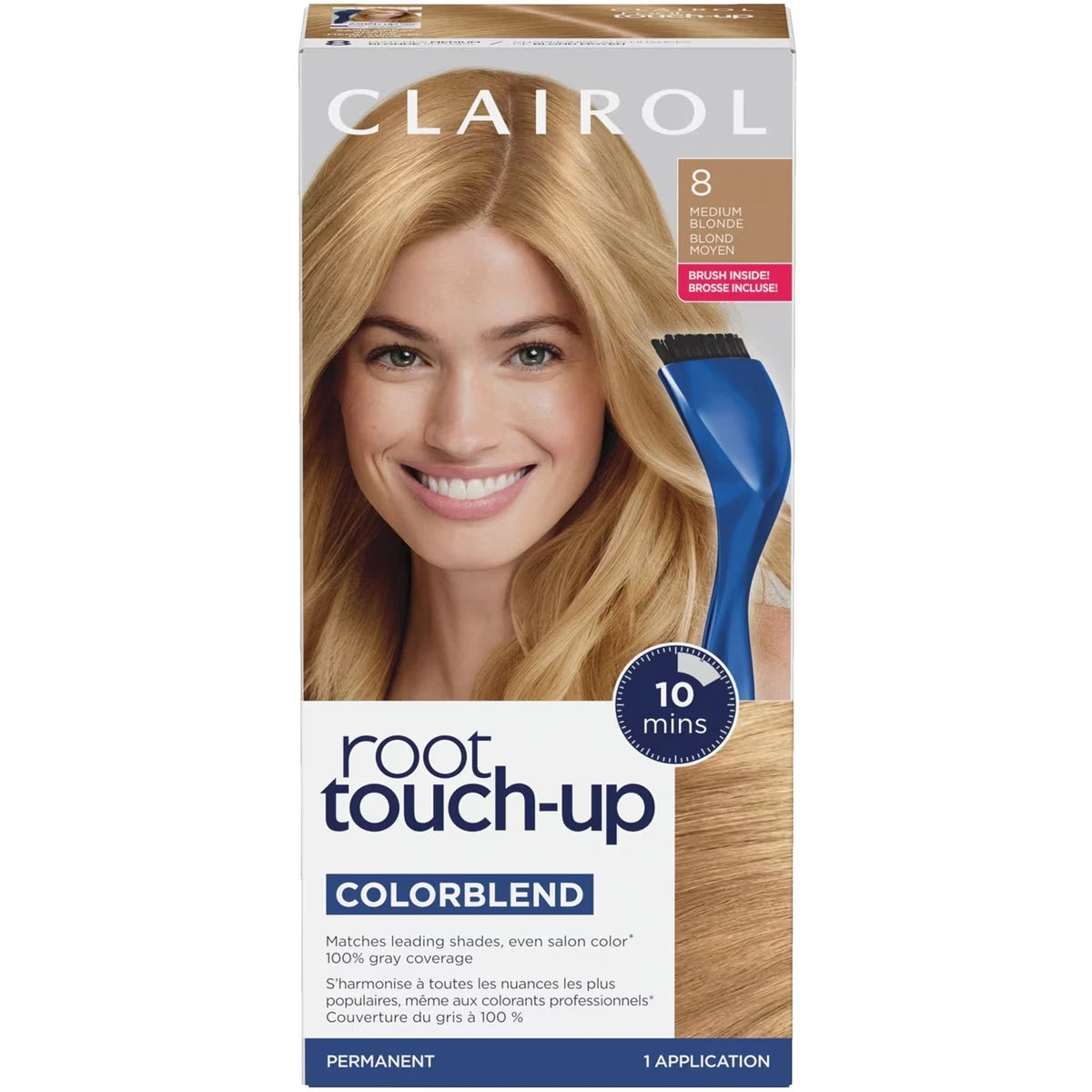 Root Touch-Up Permanent Root Color, Covers Gray, Instant Natural Looking Color