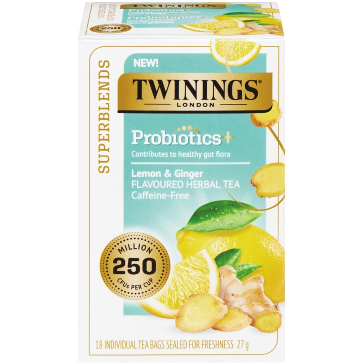 Supermélangestisane aromatisée citron et gingembre