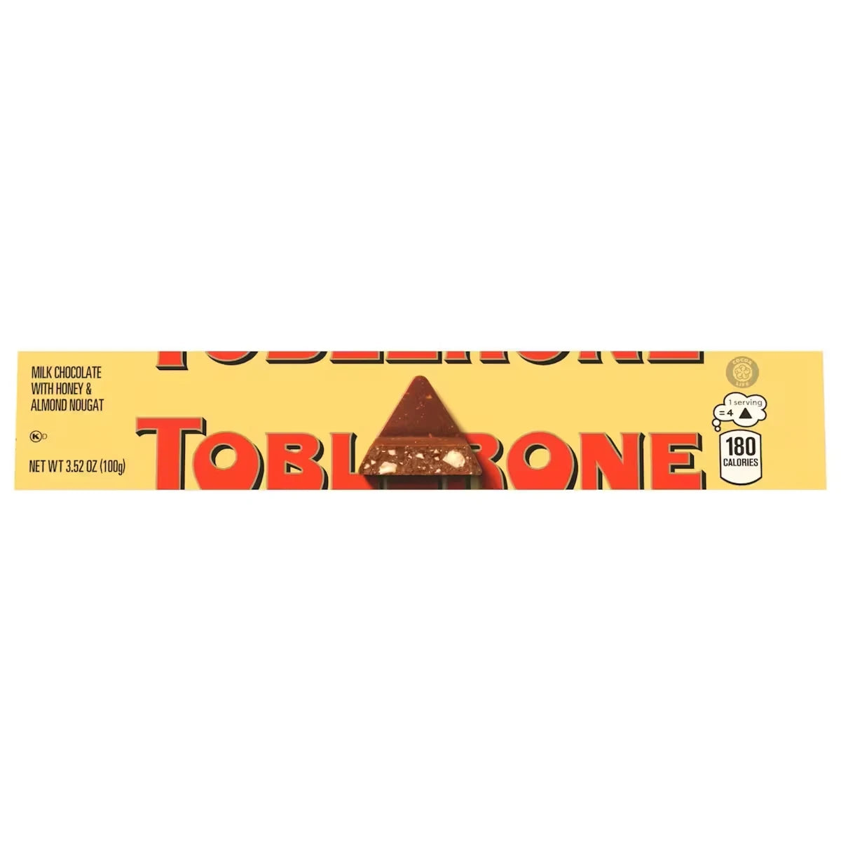 Chocolat au lait avec nougat au miel et aux amandes