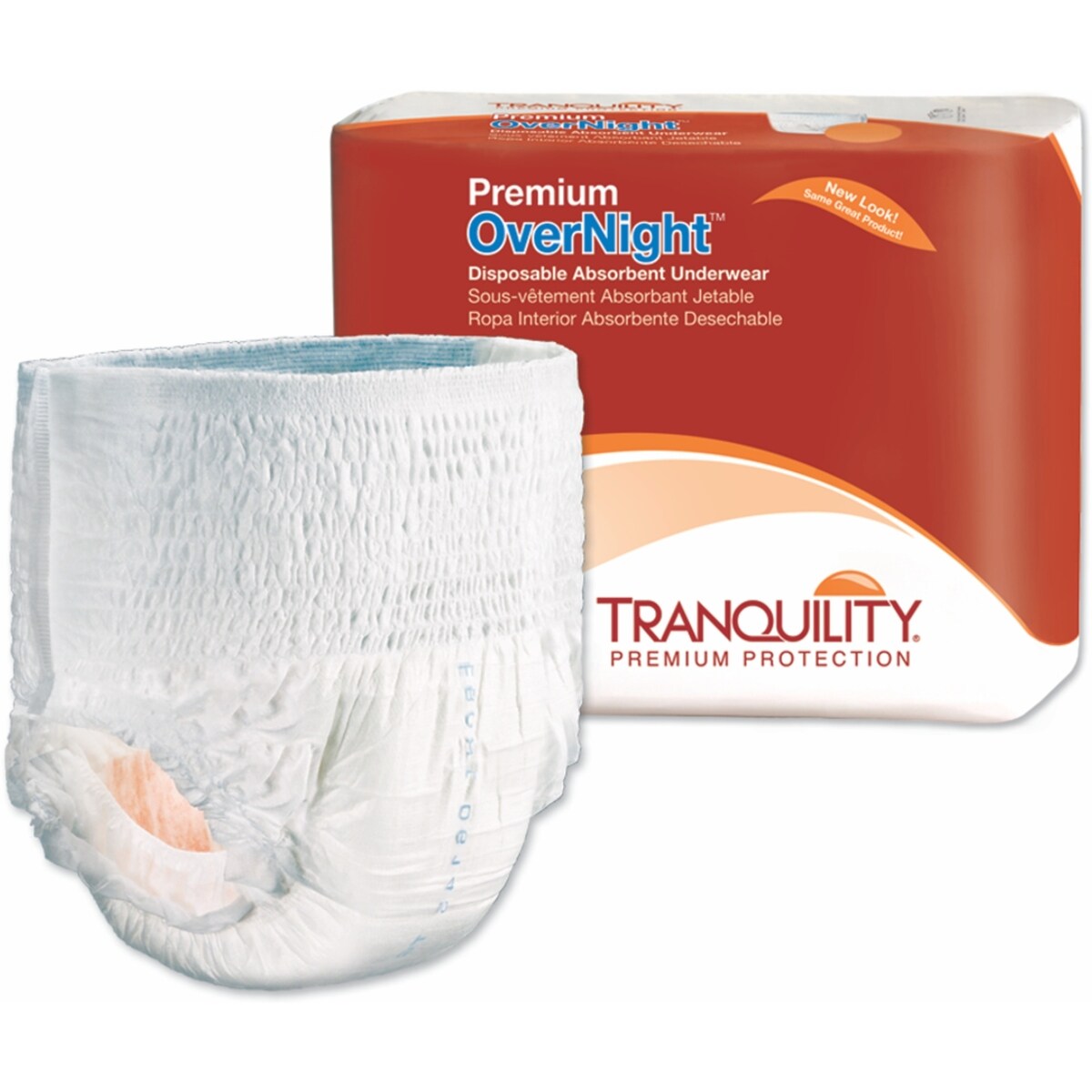 Sous-vêtements absorbants jetables Premium OverNight,  Très petit