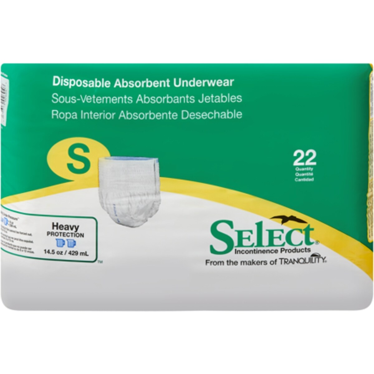 Sous-vêtements absorbants jetables de , Petit