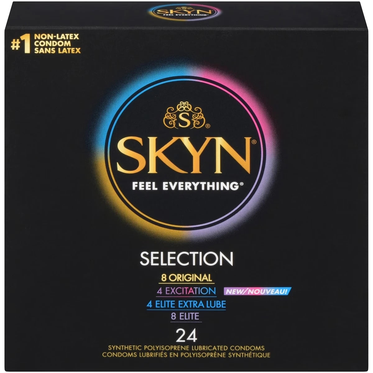 Selection 24 Condoms Lubrifiés