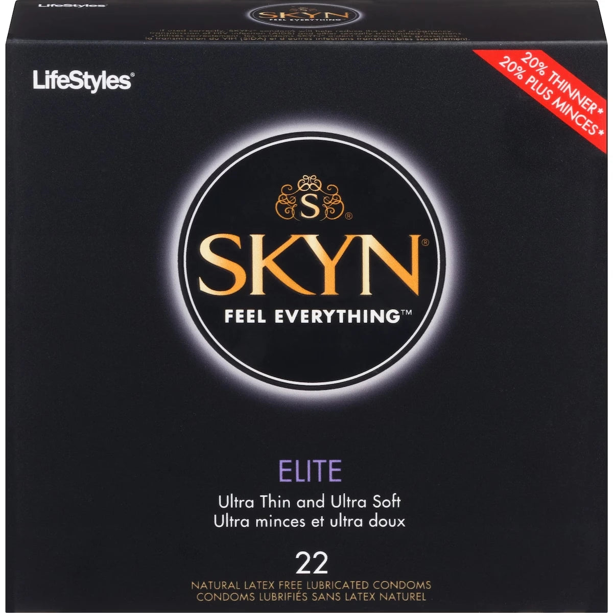 � Elite 22 Condoms Lubrifi�S Sans Latex Naturel