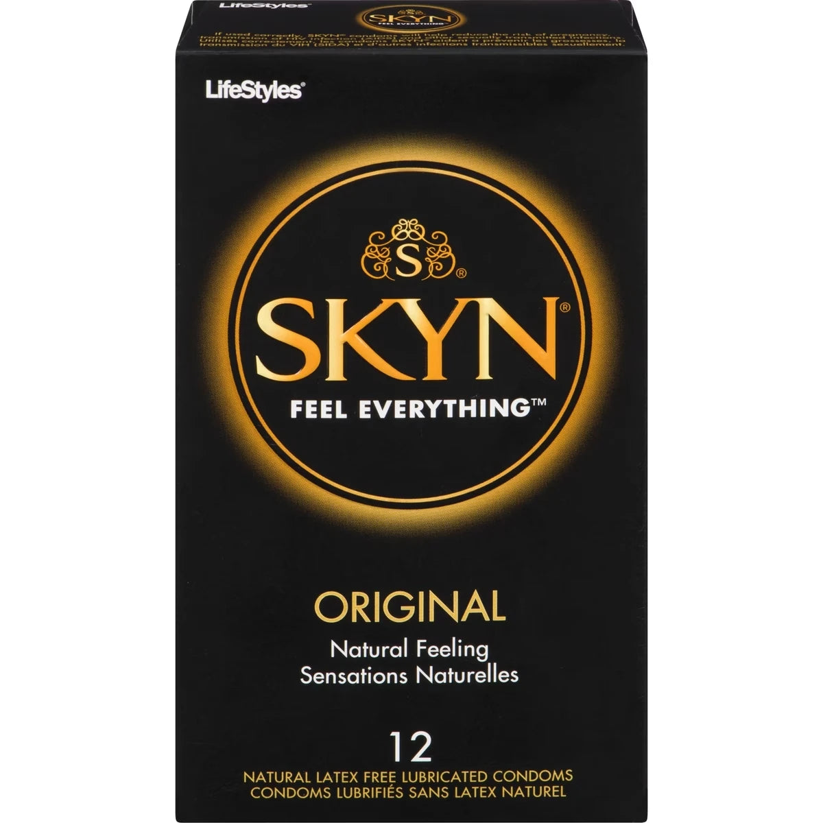 � Original 12 Condoms Lubrifi�S Sans Latex Naturel