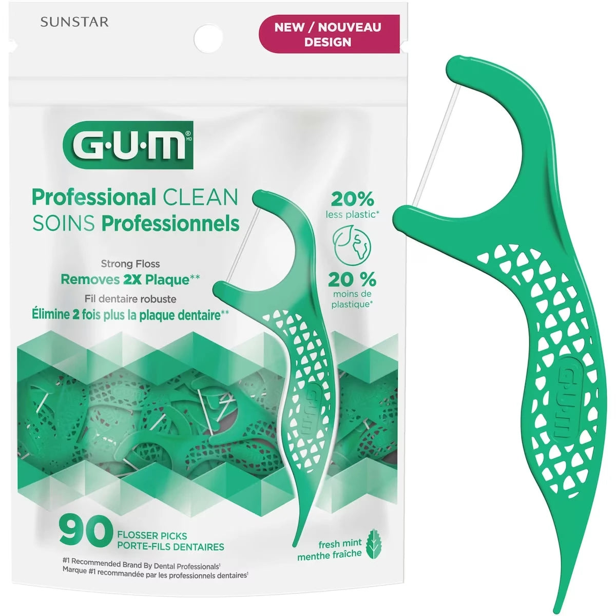 Porte-Fil Soins Professionnels, Menthe, 90 Unit�S
