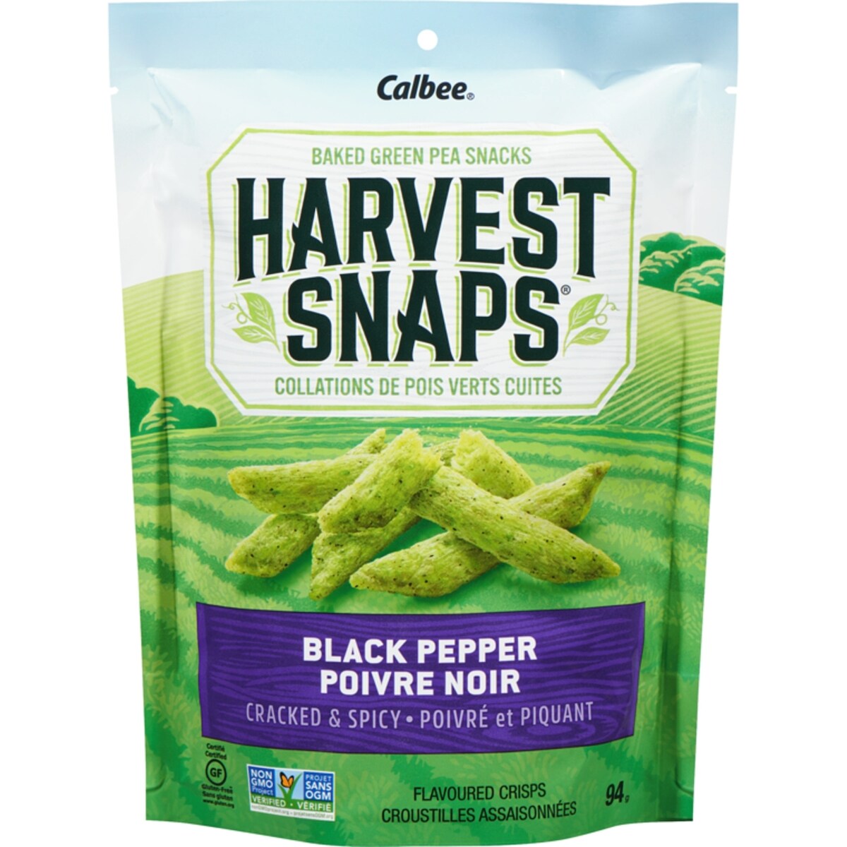 Croustilles assaisonnées de poivre noir Crisps