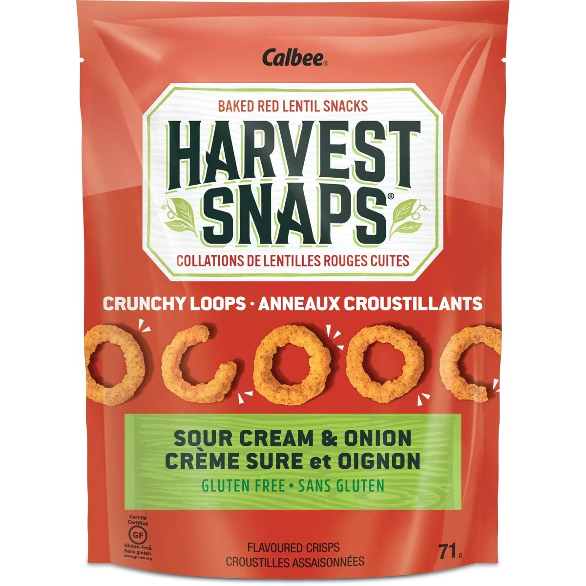 Harvest Snaps - Crunchy Loops - Crème Sure et Oignon