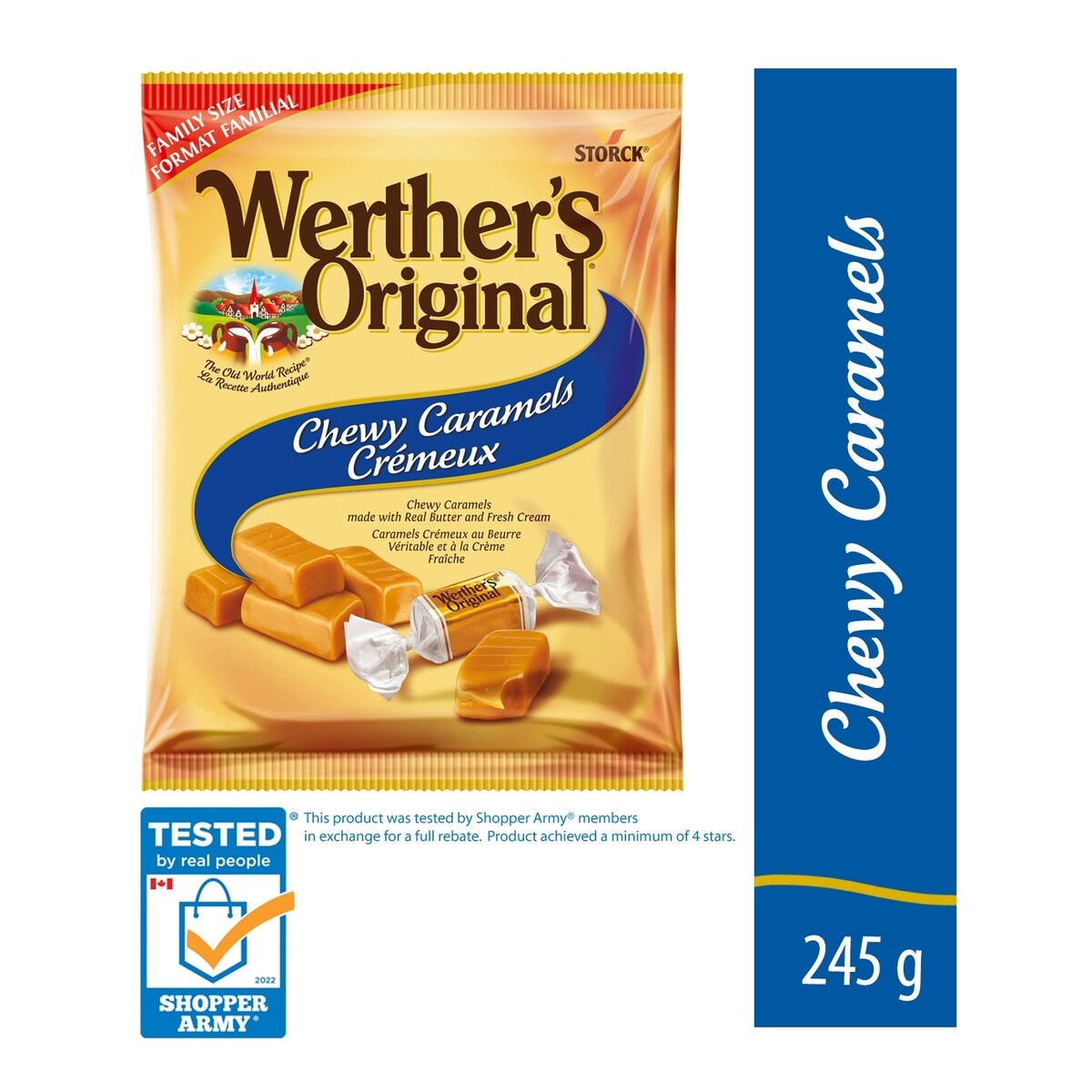 Caramels crémeux format familial