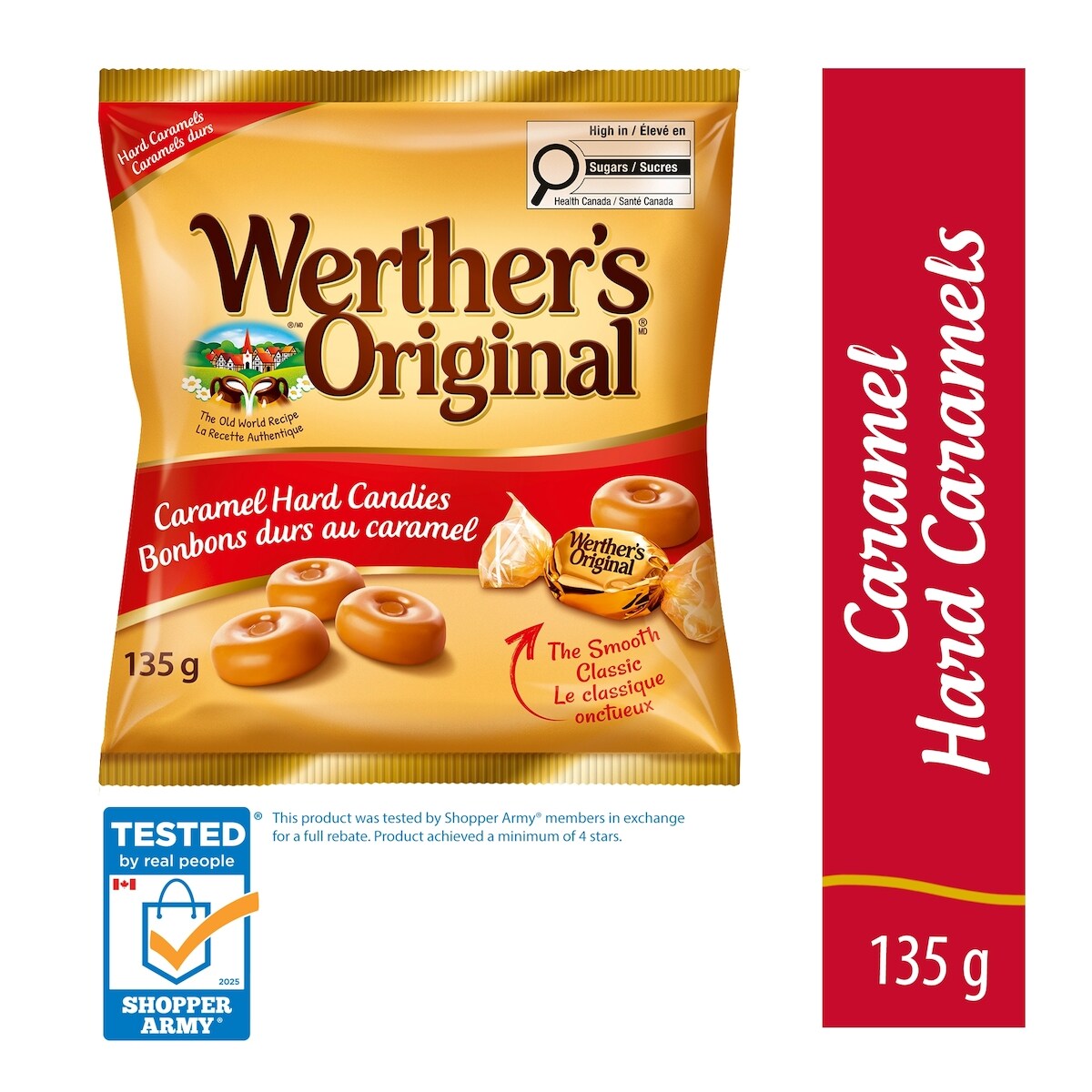 Bonbons durs au caramel