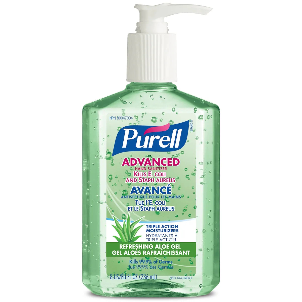 Advancé Antiseptique Pour Le Mains Gel Aloès Rafraîchissant