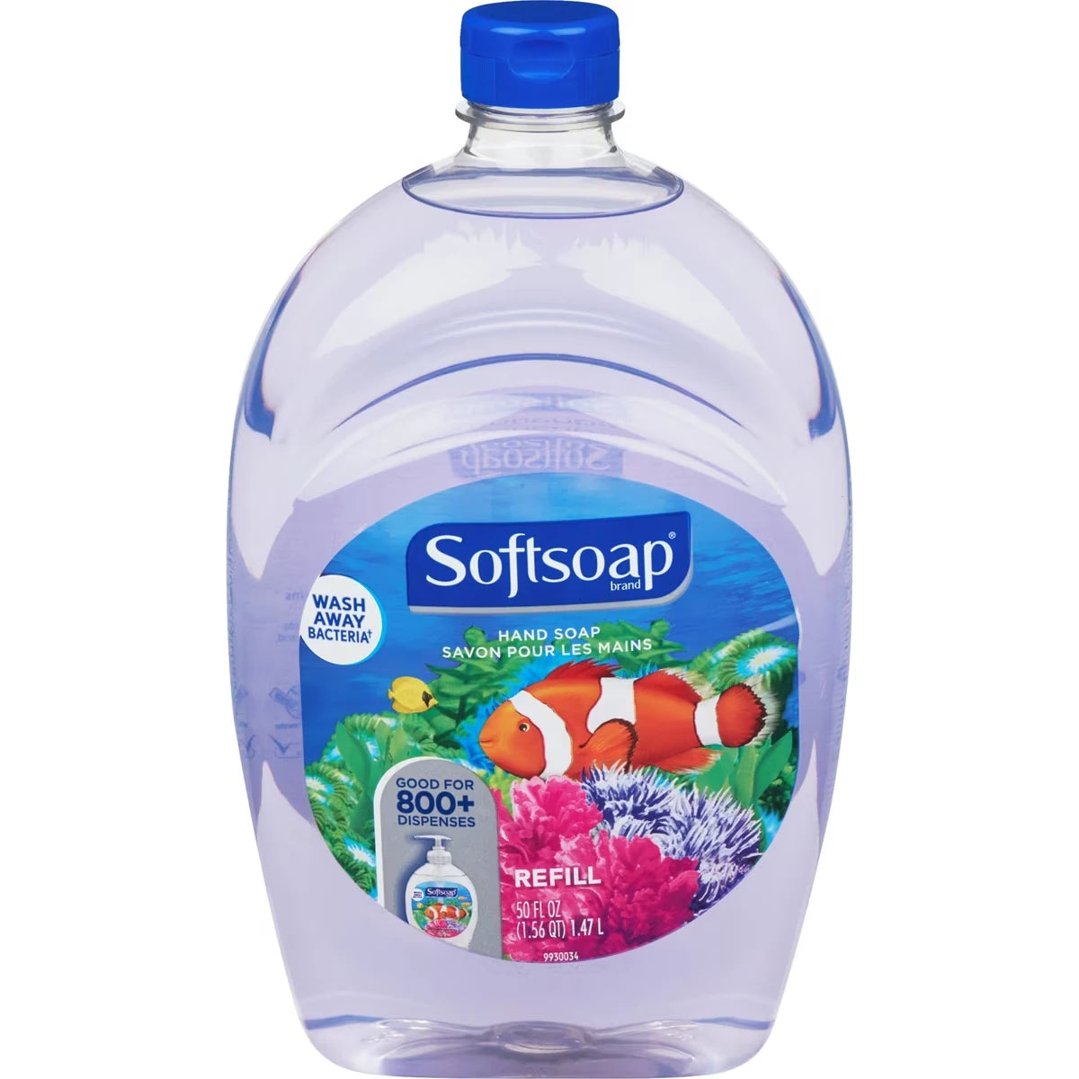 Recharge de savon liquide pour les mains, série Aquarium - 1,47 L